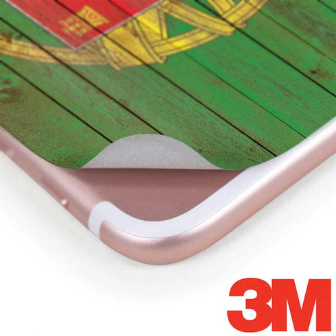 Portuguese Flag Dark Wood iPhone 8 Plus Skin